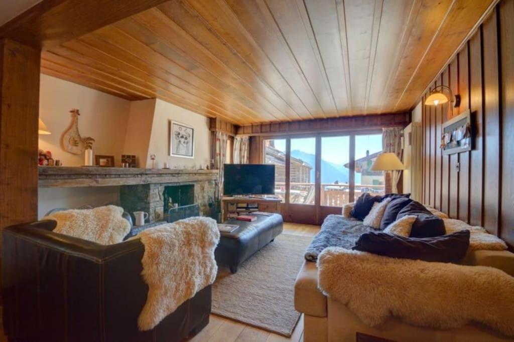Ski-In, Chalet-Style Appt Central Verbier - 1 Min Walk To Lift Zewnętrze zdjęcie